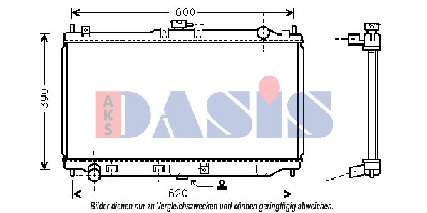 AKS DASIS Radiaator,mootorijahutus 111290N